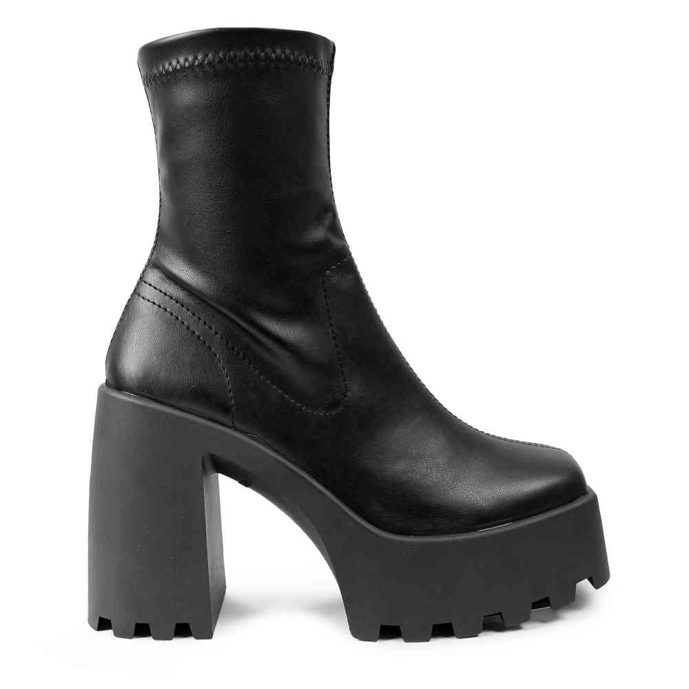 Altercore - Agnes Plattformstiefel - Schwarz